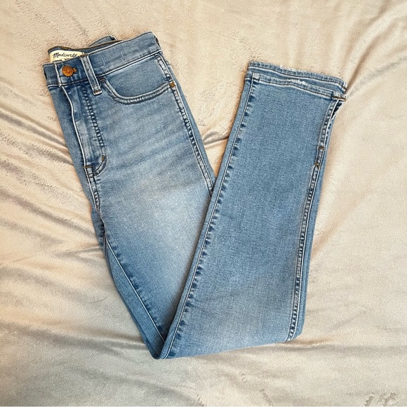 Madewell Roadtripper Stovepipe Light wash Jeans - Size 24 - Picture 3 of 6